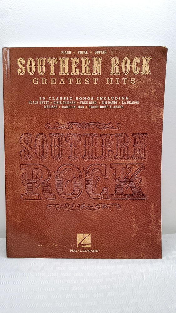 Southern Rock Greatest Hits By Hal Leonard Piano/vocal/guitar Tabs (BS)