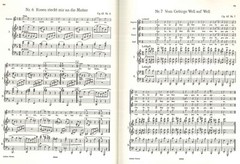 Brahms Liebeslieder Vocal Score SATB Mixed Voices Piano 4 Hands Ed Peters #3912