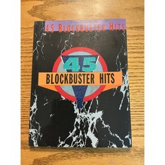 45 Blockbuster Hits Sheet Music Songbook Voice Piano Guitar Warner Bros Pop Rock