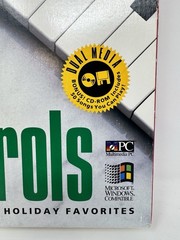 Musicware 1994 PC Dual Media Christmas Carols Learn To Play & Enjoy Piano W/Book