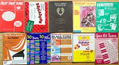 Lot of 10 Vintage Music Books, Show Tunes, Hits