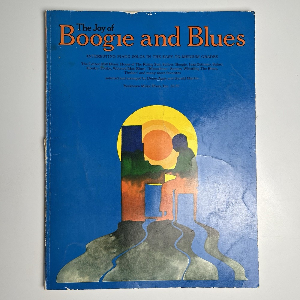 The Joy of Boogie and Blues 1968 Yorktown Music Press Piano Solos Sheet Music