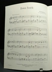 Down South Sheet Music Piano Solo Level 1.5 Practice Teacher Cover Art F1AG