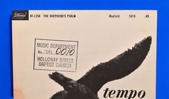 Choral Sheet Music « The Shepherd&rsquo;s Psalm » SATB Tempo Choral Series Lillenas Pub.
