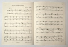 Bells Across the Valley N Louise Wright, Piano Sheet Music 1953