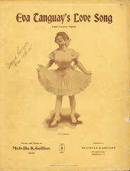 EVA TANGUAY Love Song 1904 Melville Collins Self Published HTF Sheet Music!