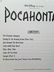 Pocahontas for Trumpet–8 selections (book can also be used for Clarinet).