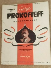 Serge Prokofieff Masterpieces Album No. 10 Piano Solo (Sheet Music, VG, 1941)