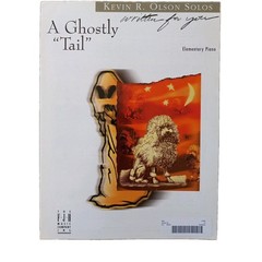 Lot of 3 Halloween Elementary Piano Solo Sheet Music, FJH Music, Belwin Banner