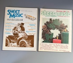 Lot 16 Issues Sheet Music Magazines Vintage 1978-1985 Superman Piano Guitar