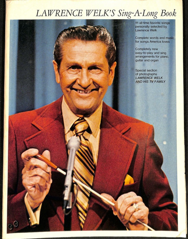 Lawrence Welks Sing A Long Book Trade Paperback 1974 G5