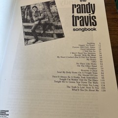 The Randy Travis Songbook Piano, Vocal & Guitar Book MUS
