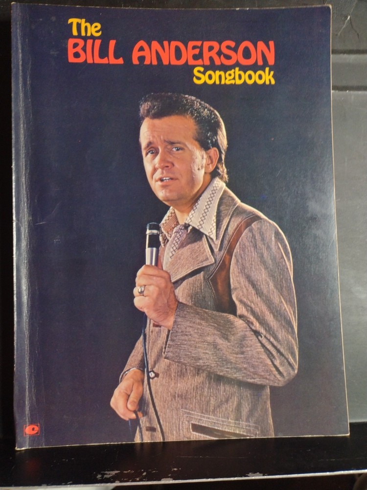 BILL ANDERSON Songbook Guitar Piano Vocal Bio Photos 80 Pages Vintage New!!