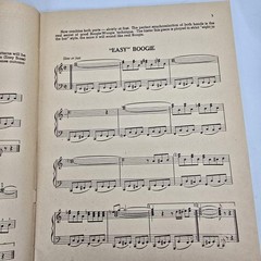 Boogie Woogie Made Easy Piano Course Songbook Eddy Ballantine Music 1941 Vtg