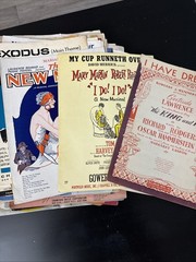1910s-1950s Sheet Music Lot ~14 Pounds Hello Dolly Over There Beethoven Invest