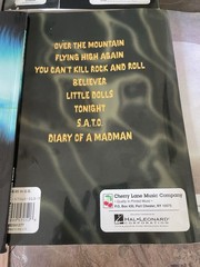 Classic Guitar Tablature Bundle From 90’s &2000’s Ozzy, Stevie Ray Eric Johnson