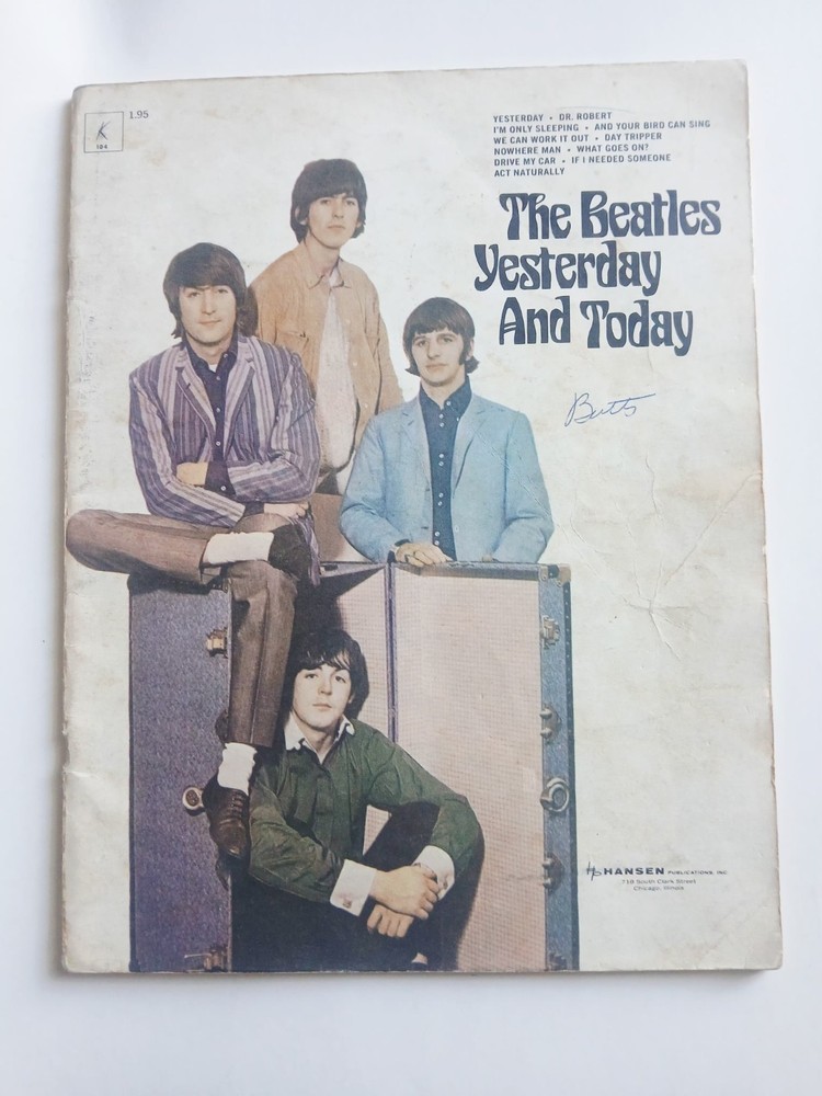 The Beatles – Yesterday And Today – 1965 US Sheet Music Songbook – 48 Pages