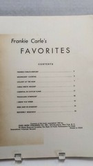 Frankie Carle&rsquo;s Favorites Sheet Music Song Book Piano Solo 40s Jazz F30