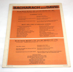 Raindrops Keep Fallin&rsquo; On My Head – Sheet Music