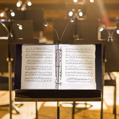 Sheet Music Folder, Letter Size Music Binder, 80 Pages Capacity, Writable Choir