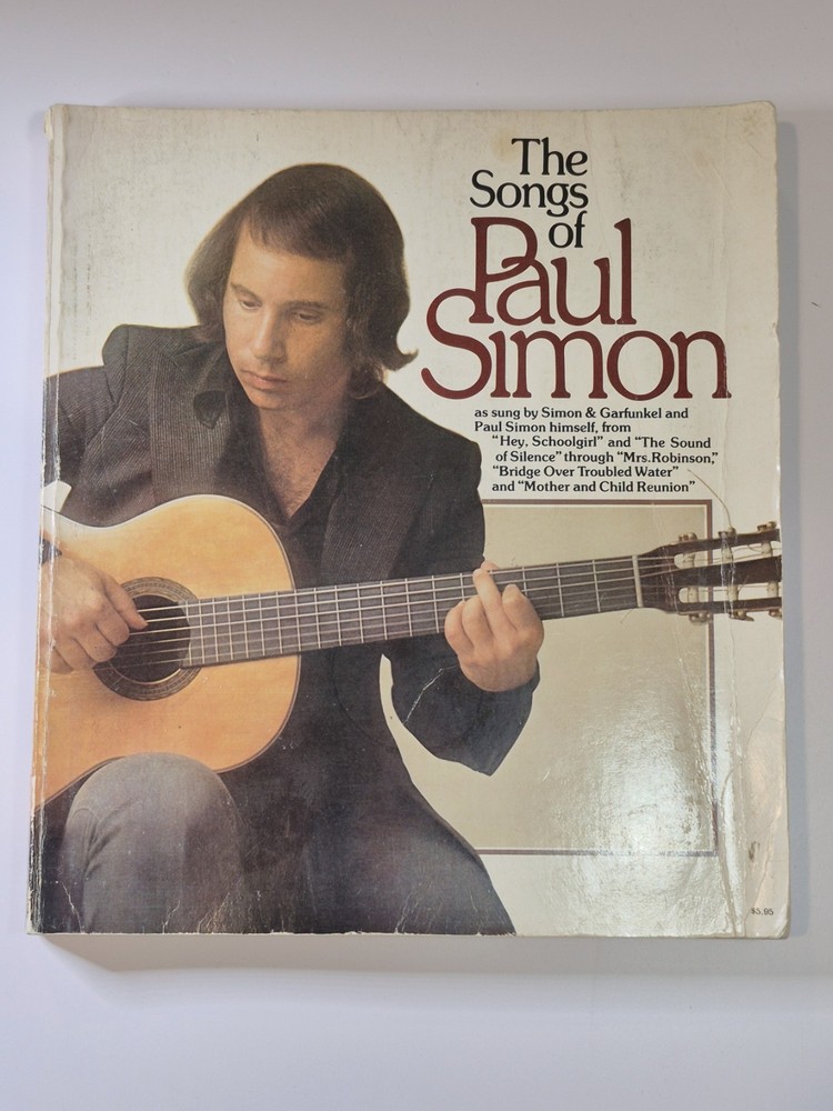 Vintage 1972 The Songs of Paul Simon Songbook Piano Vocal Guitar Sheet Music