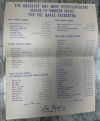 1939 Sheet Music « Little Skipper » By Nick & Charles Kenny Multiple Instruments