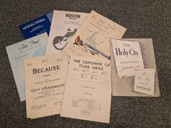 Ridiculously ENORMOUS Lot of 75+ Extremely Random Vintage Sheet Music and Books