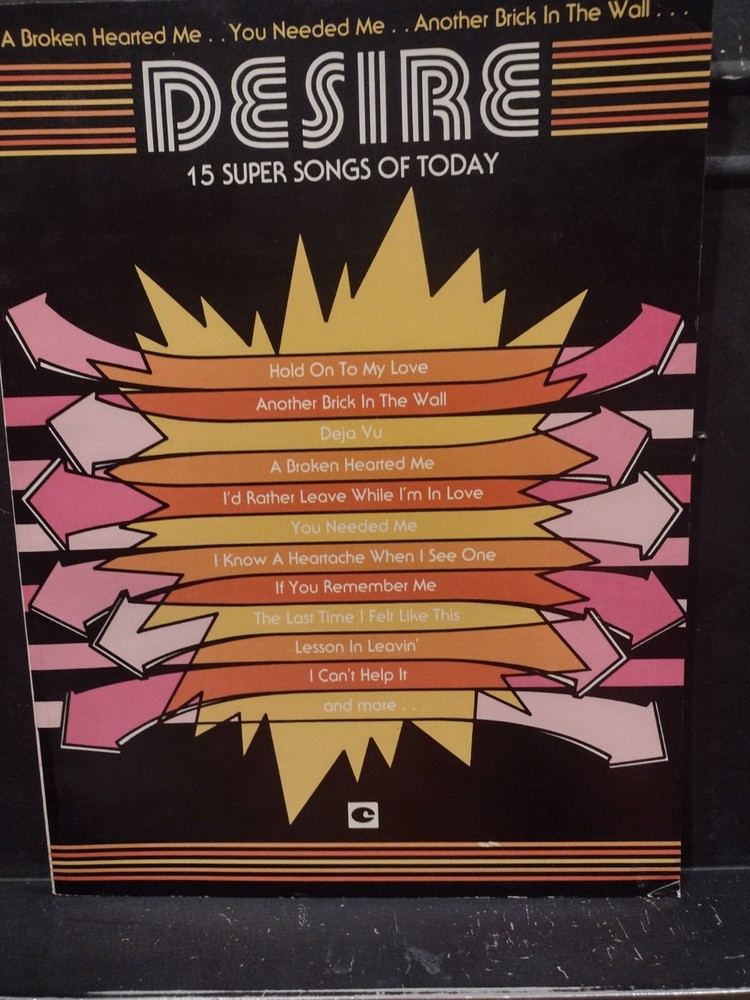 Pop Songbook 1980 Compilation Floyd Ruffin Murray Olivia Clapton Guitar Piano Ex