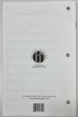 Come Thou Long Expected Jesus McCullough SATB Keyboard Handbells Sheet Music