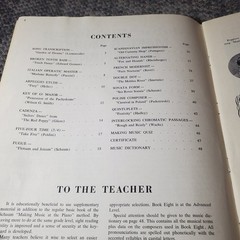 Schaum MAKING MUSIC at the PIANO Book Eight Piano Solo Schaum 1965 48pp
