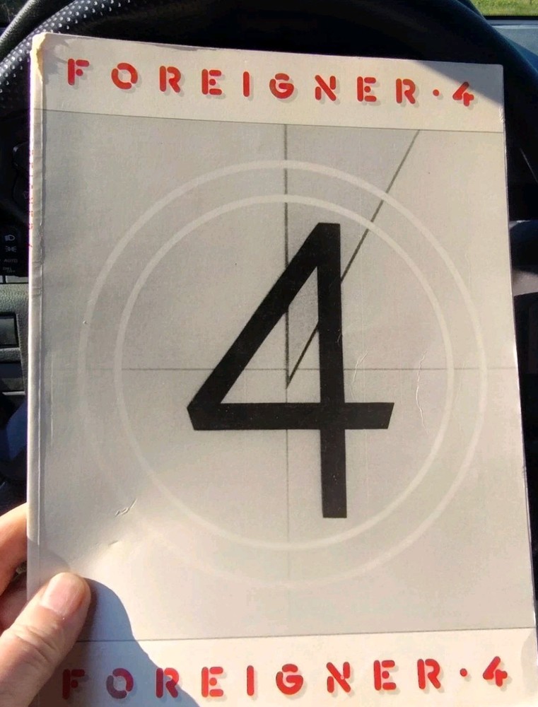 Foreigner « 4 » 1981 Songbook (Piano/Vocal/Guitar) Sheet Music Classic Rock VG