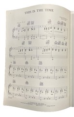 This Is The Time Billy Joel Sheet Music