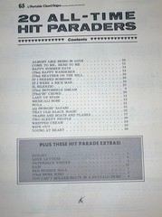 20 All-Time Hit Paraders No. 65 for Portable Chord Organ (seller 1)