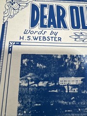 RARE Antique Dear Old Harrisburg Pennsylvania Sheet Music Book 1924 Original PA