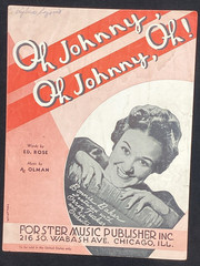 Vtg Sheet Music, Oh Johnny, Oh Johnny, Oh, Rose & Olman, ships free