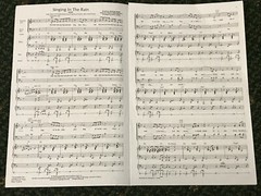 *LOT OF 15* SINGING IN THE RAIN by Anita Kerr – Hal Leonard – SATB Choral Octavo