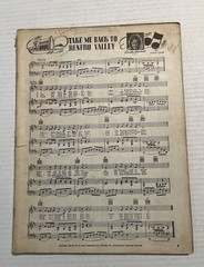 Lot Of 12 Vintage Song Books/Sheet Music- 1930’s-1940’s – Western, Country, Folk
