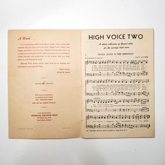 Lot of 3 Vintage SINGSPIRATION High and Low Voice Books 1940s 1960s Sheet Music