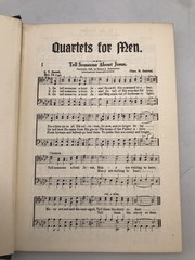 1926 Quartets For Men Gospel Negro Spirituals Secular Songbook Christian