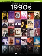 Songs of the 1990s Sheet Music The New Decade Series Easy Piano Book 000282481