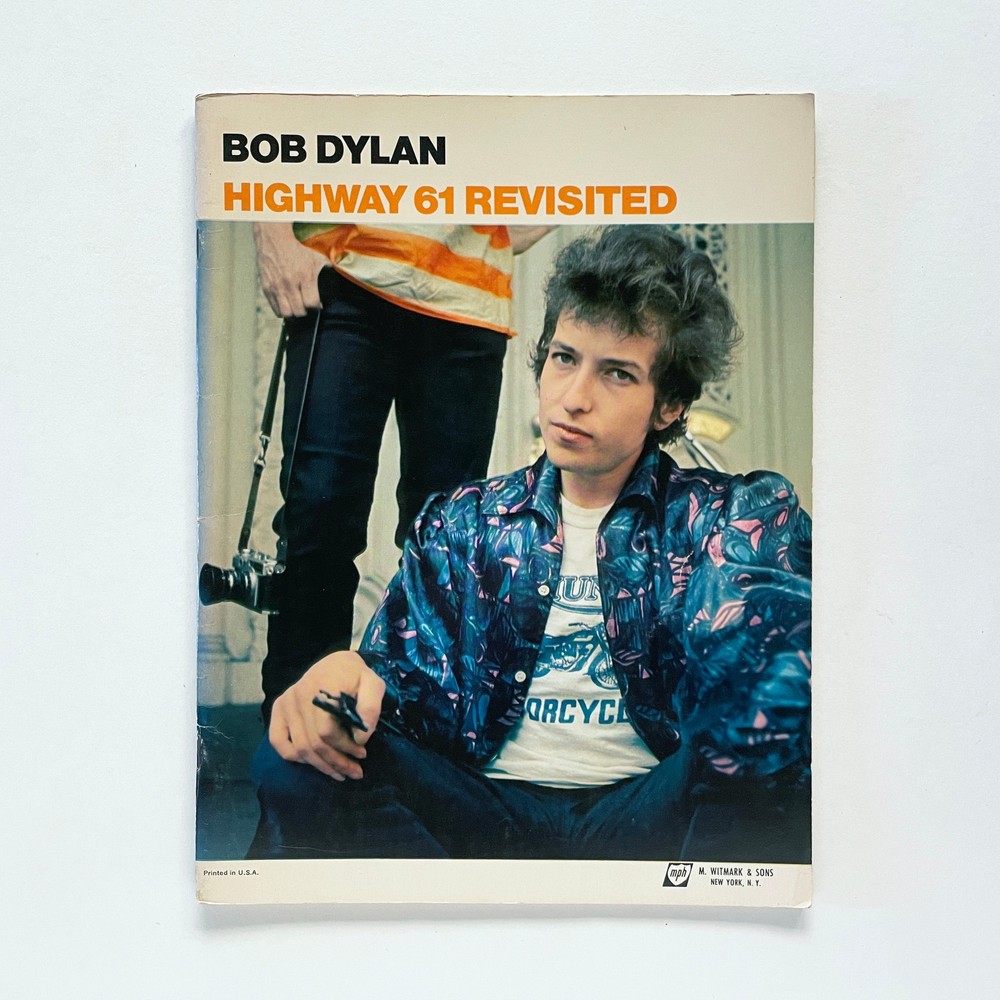 1965 Bob Dylan Highway 61 Revisited Sheet Music Songbook • Like A Rolling Stone