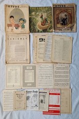 Antique & Vintage Sheet Music Lot 1800s-1940s Art Deco Illustrated Covers