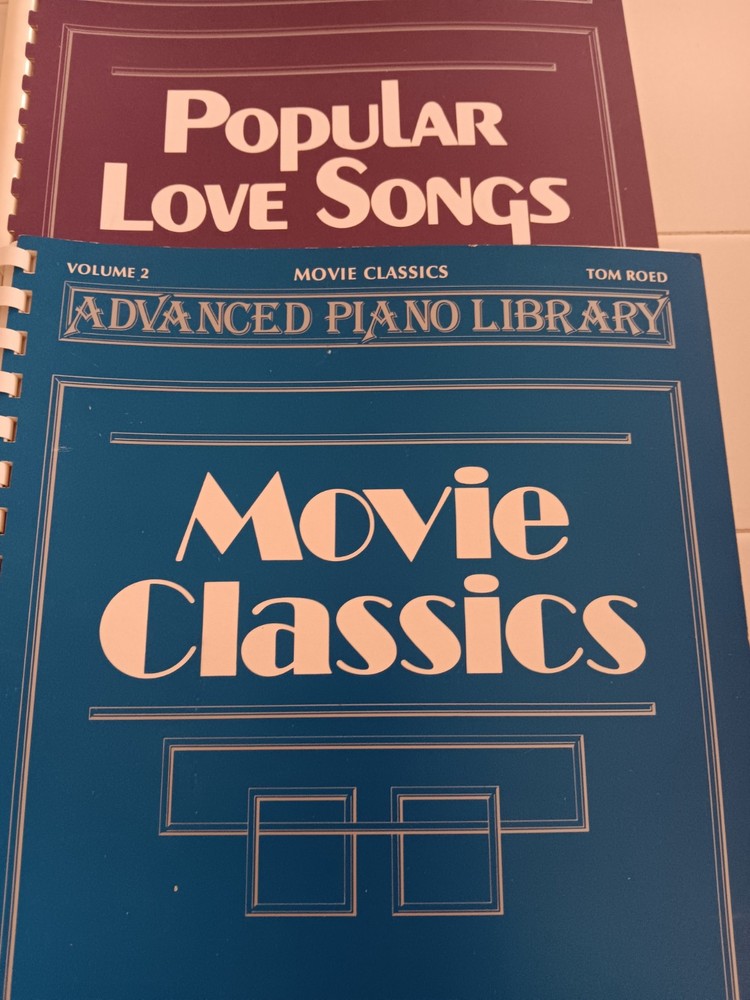Broadway and Movie piano music books