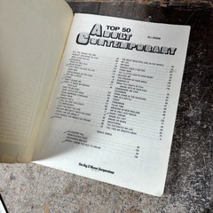 Top 50 Adult Contemporary Songs Voice Chords Music Sheet Music Book Pages