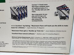 Musicware 1994 PC Dual Media Christmas Carols Learn To Play & Enjoy Piano W/Book