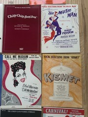 Lot Of 19 Vintage & Modern Broadway Play Vocal Selections Sheet Music Books
