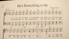 Hes Everything To Me Sheet Music Piano Lyrics 50s Gospel Religious FYY
