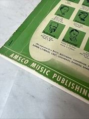 Everybody&rsquo;s Favorite Piano Pieces Amsco Music Publication NY 1933 Paperback