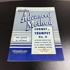 Vtg 1950 Lot Of 8 Rubank Advanced Method Books For Sax, Flute, Trumpet, Clarinet