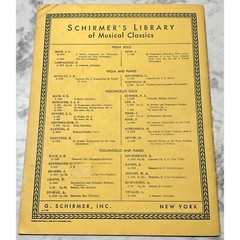 Goltermann Op 65 Concerto No IV in G Violincello and Piano Vintage Sheet Music